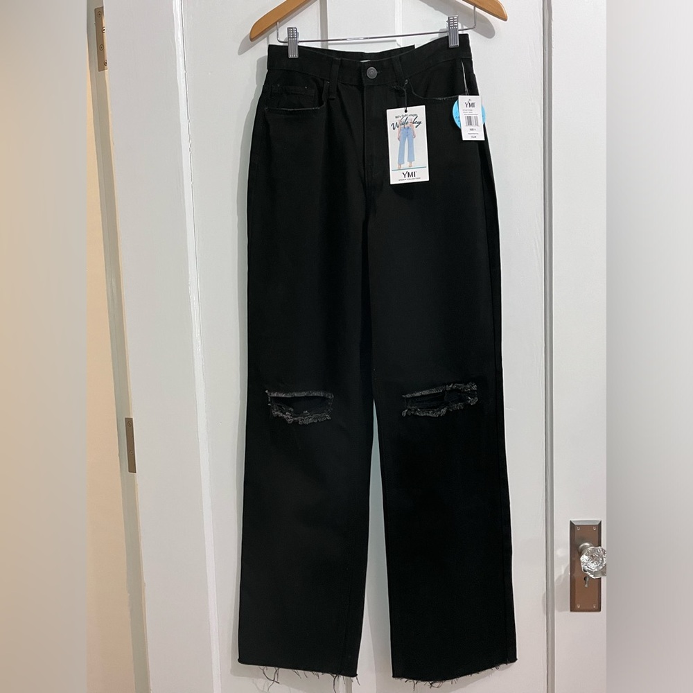 NWT YMI Dream Collection Wide Leg Denim Jeans Size 9/29 - Picture 7 of 16